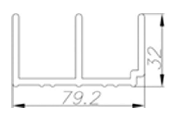 ALS-6F1-04 Профили для шкафов-купе