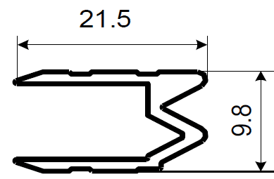 ALS-30171 Профили для облицовки стен и колонн