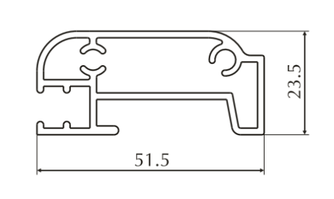 ALS-7202148 Профили для душевых кабин и шторок для ванн