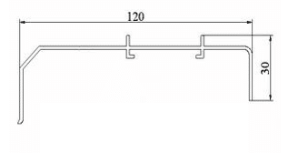 ALS-100362 Профили для ограждения балконов и лоджий