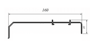 ALS-100401 Профили для ограждения балконов и лоджий