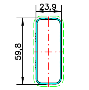 ALS-401320 Профили для лестниц-стремянок