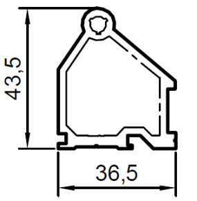ALS-401913 Профили для прочих строительных конструкций