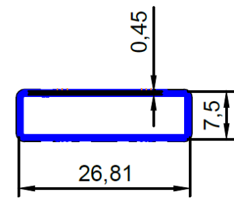ALS-402210 Профили для лестниц-стремянок