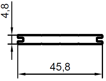 ALS-403122 Профили для прочих строительных конструкций