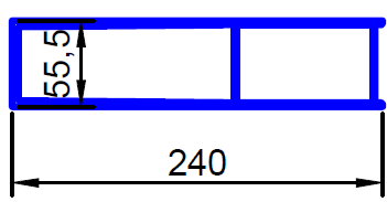 ALS-403273 Профили для прочих строительных конструкций