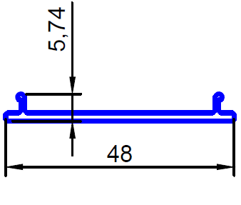 ALS-403461 Профили для облицовки стен и колонн