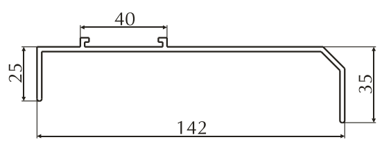 ALS-7202115 Профили для ограждения балконов и лоджий