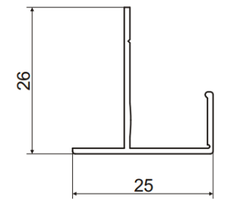 ALS-7203106 Профили для облицовки стен и колонн