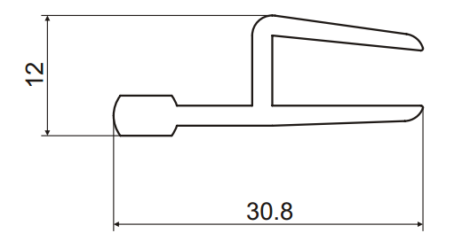 ALS-7AM0023 Профили для холодильного оборудования