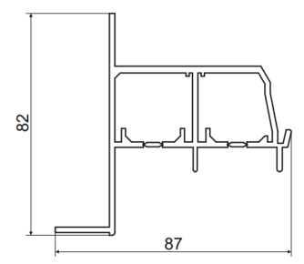 ALS-7C1004 Профили для холодильного оборудования