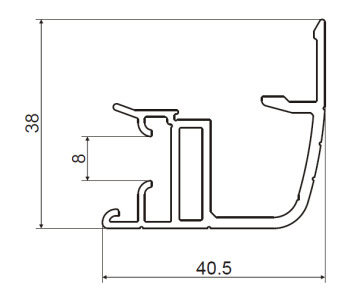 ALS-7C5.01-06 Профили для холодильного оборудования