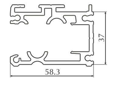 ALS-7OC2.01 Профили для ограждения балконов и лоджий