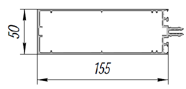 ALS-90-150155 Профили для прочих строительных конструкций