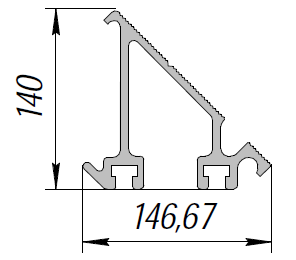 ALS-90-АПС-171 Профили для прочих строительных конструкций