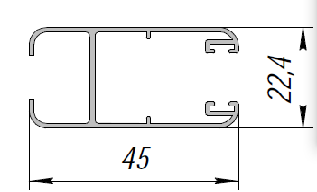 ALS-90-АПС-227 Профили для прочих строительных конструкций