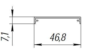 ALS-90-НП-273 Профили для холодильного оборудования