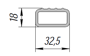 ALS-90-НП-570 Профили для автобусов и жд вагонов