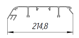 ALS-90-ПА-130 Профили для холодильного оборудования