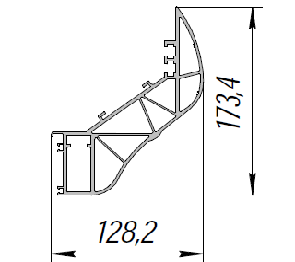 ALS-90-ПП-83 Профили для прочих строительных конструкций