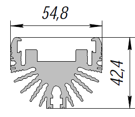 ALS-90-РП-24 Профили для светильников