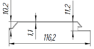 ALS-90-СПА-2047-2 Профили для облицовки стен и колонн