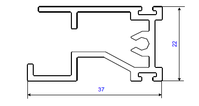 ALS-200153 Профили для холодильного оборудования