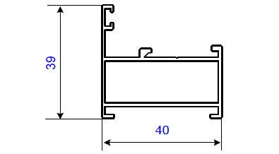 ALS-200160 Профили для ограждения балконов и лоджий