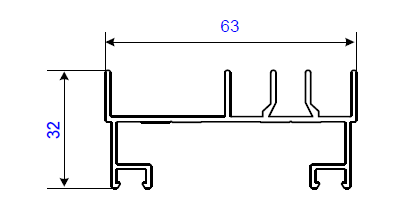 ALS-200162 Профили для ограждения балконов и лоджий