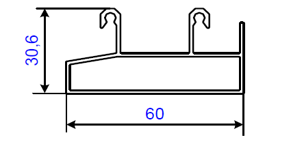 ALS-200174 Профили для ограждения балконов и лоджий