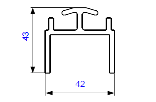 ALS-200318 Профили для холодильного оборудования