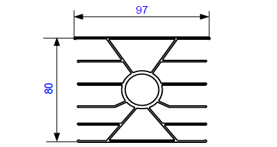 ALS-200336 Профили для радиаторов отопления
