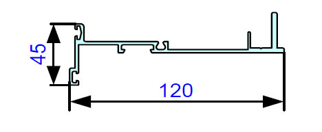 ALS-200879 Профили для ограждения балконов и лоджий