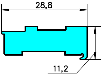 ALS-401264 конструкционный станочный профиль