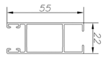 ALS-6ЭК-64010-01 Профили для ограждения балконов и лоджий