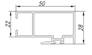 ALS-6ЭК-64011 Профили для ограждения балконов и лоджий