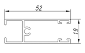 ALS-6ЭК-64012 Профили для ограждения балконов и лоджий