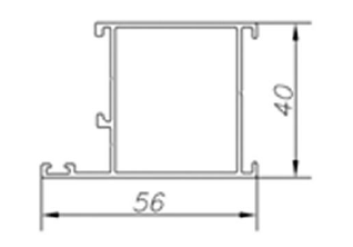 ALS-6ЭК-64025 Профили для ограждения балконов и лоджий