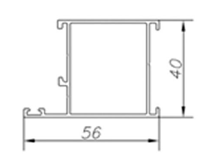ALS-6ЭК-64026 Профили для ограждения балконов и лоджий
