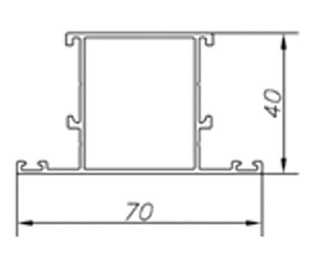 ALS-6ЭК-64027 Профили для ограждения балконов и лоджий