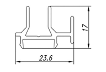 ALS-6ЭК-64030-01 Профили для ограждения балконов и лоджий