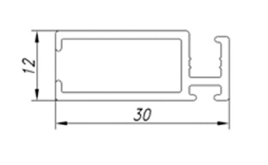 ALS-6ЭК-64050 Профили для ограждения балконов и лоджий