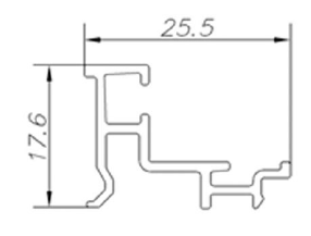 ALS-6ЭК-64072 Профили для ограждения балконов и лоджий