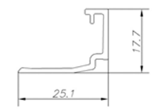 ALS-6ЭК-64074 Профили для ограждения балконов и лоджий