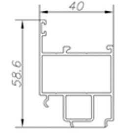 ALS-6ЭК-64076 Профили для ограждения балконов и лоджий