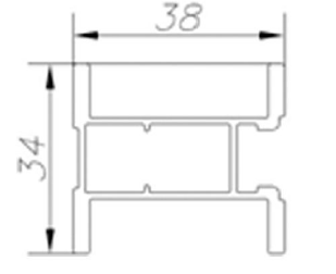 ALS-6KF1-23 Профили для шкафов-купе