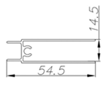ALS-6LK1-05 Профили для шкафов-купе