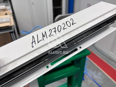 Пробивка отверстий алюминиевых профилей створок Alumark ALM 254201, ALM 252200, ALM 270202